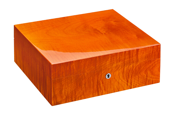 橙色虎斑钢琴烤漆雪茄盒（80支）