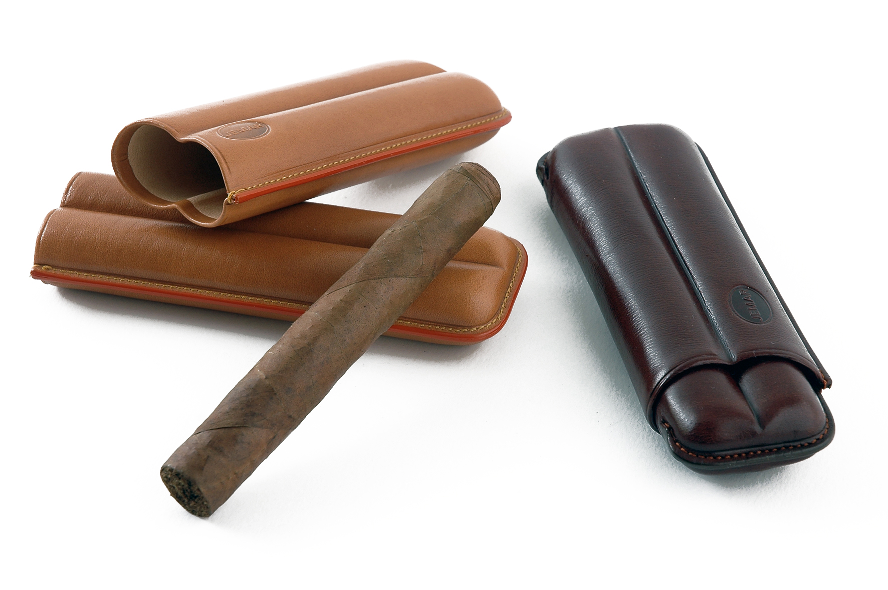 西班牙原装进口2支装雪茄皮套（Corona雪茄） 